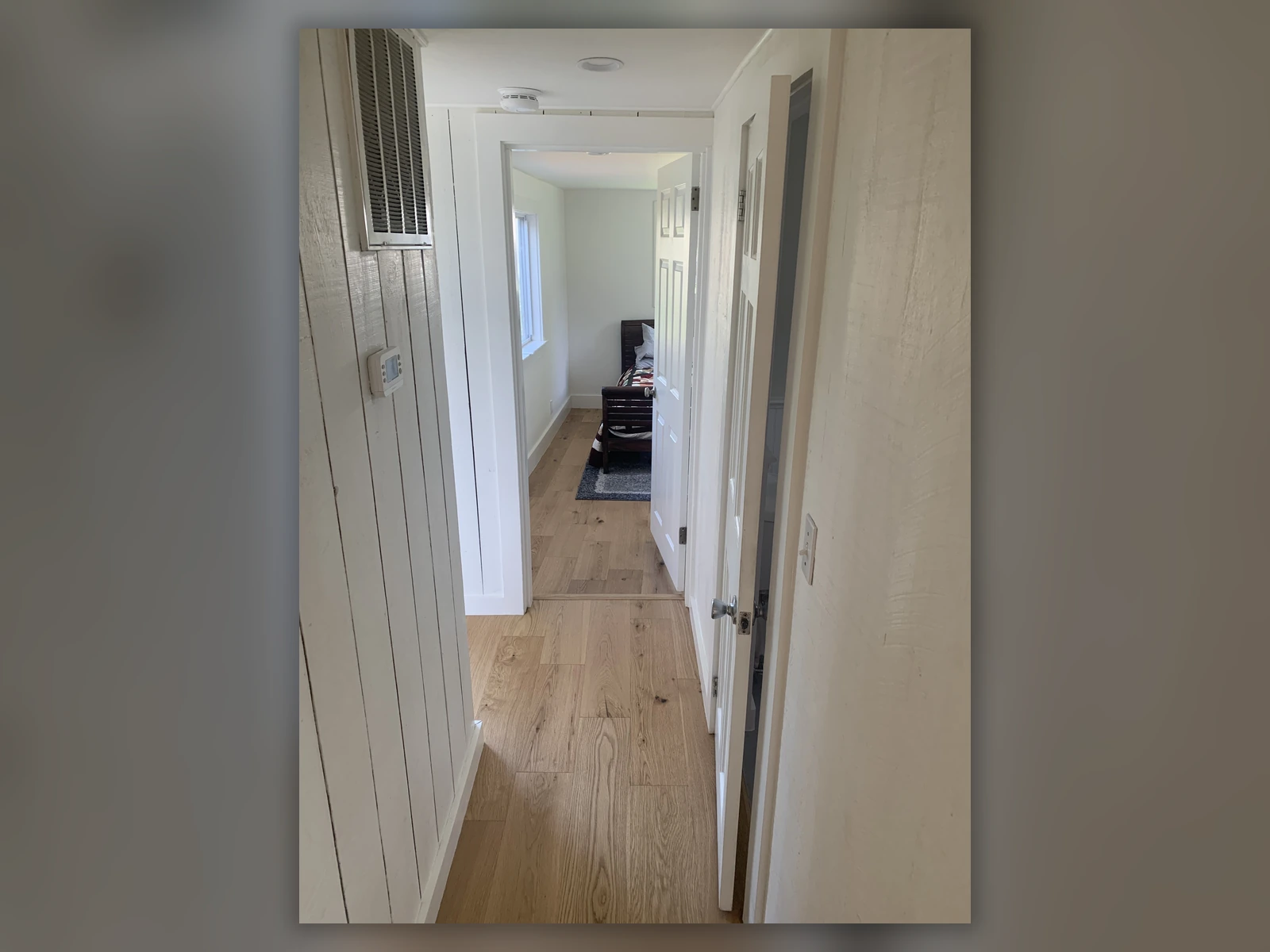 Finished hallway of Ag na Farraige.